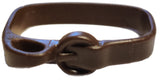 Playmobil Dark Brown Belt sword-loop at front on left