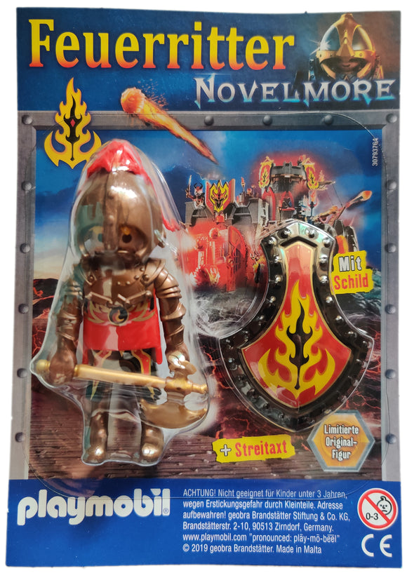 Playmobil 30 79 3764 Feuerritter Novelmore in enclosure from magazine 80640 09/2019 (Issue 75)