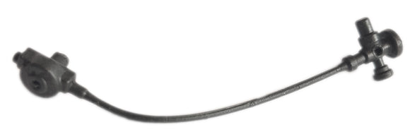 Playmobil 30 02 9710 Black diver regulator hose from scuba tank to mask
