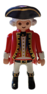 Playmobil 9446 UK Admiral in red uniform coat and white periwig