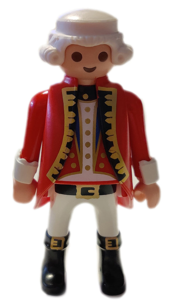 Playmobil 9446 UK Admiral in red uniform coat and white periwig