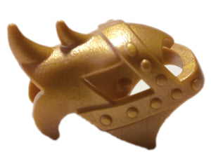 Playmobil horse head gold armour