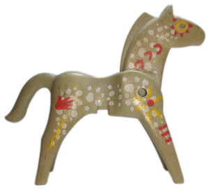 Playmobil old style grey horse Indian paint 3731 3733