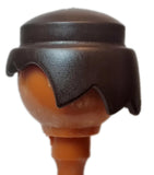 Playmobil Very Dark Brown Wig (hair), classic male, updated (No Face)