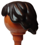 Playmobil 30 22 6622 very dark brown Wig Hair (No Face)