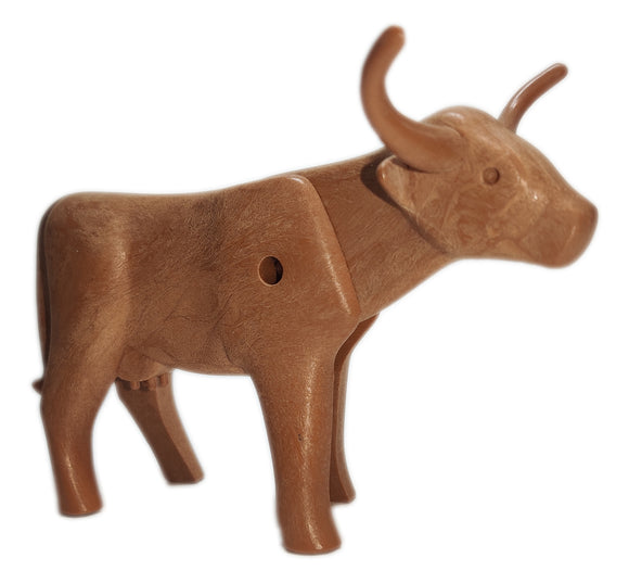 Playmobil Brown Longhorn Cow