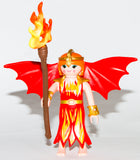 Playmobil 70026 Series 15 Girls She-Devil Fire Fairy with Staff and Wings