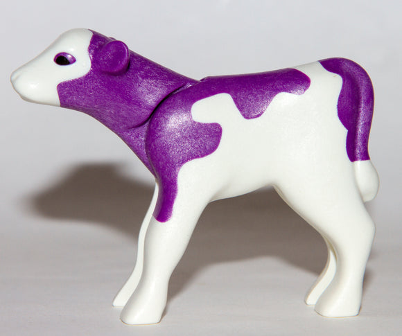 Playmobil 70263 Purple White Milka Cow Calf Rinderkalb Becerro de vaca