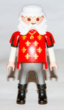 Playmobil Old King 6378 Fleur de Lys Big Belly Black Boots Frill Arms