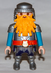 Playmobil 30 13 1480 30131480 Dwarf Big Belly Lord long blond bushy beard 9345