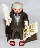 Playmobil Friar Tuck Gold Cross Monk Robin Hood 3627 6464 Feather Book