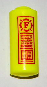 Playmobil Fireman Firemen Fire extinguisher canister slot harness Oxygen
