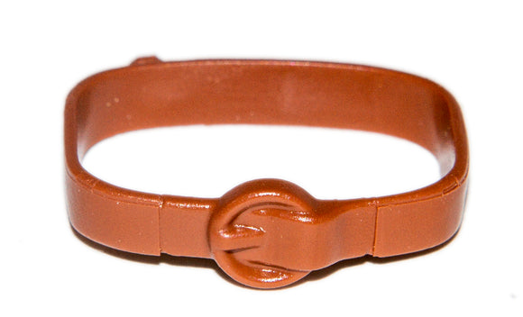 Playmobil Light Brown Belt buckle in front peg in back