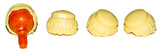 Playmobil Set of 4 Short Male Light pale yellow blonde hair wig