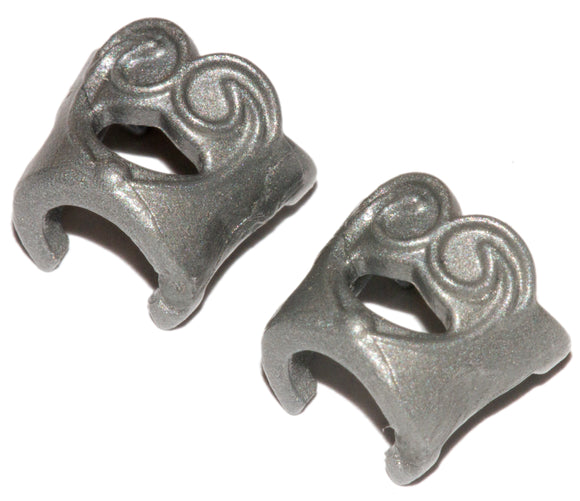 Playmobil Grey Silver Armoured Cuffs for soldiers, knights, warriors, romans