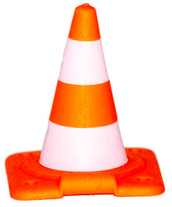 Playmobil 30 21 0430 Traffic warning cone / pylon