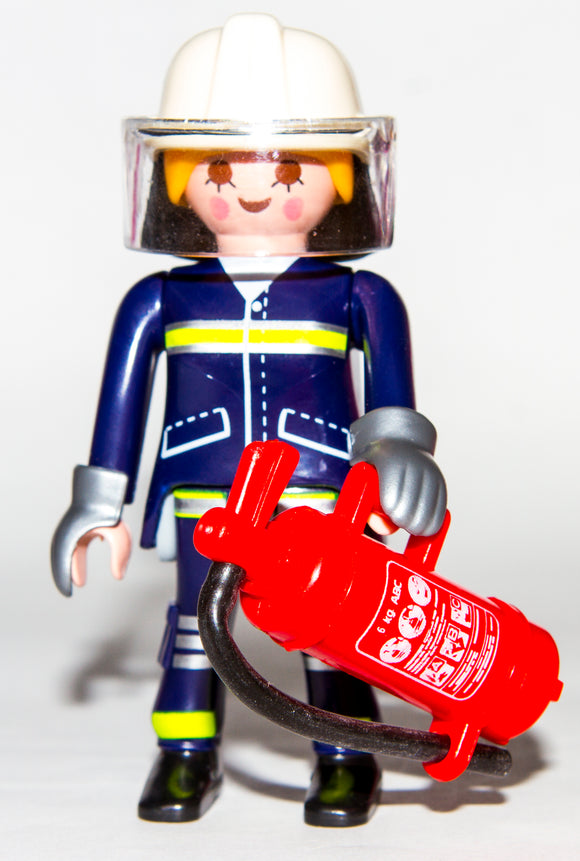 Playmobil 9333 Series 13 Girls Firewoman Fireman Firefighter