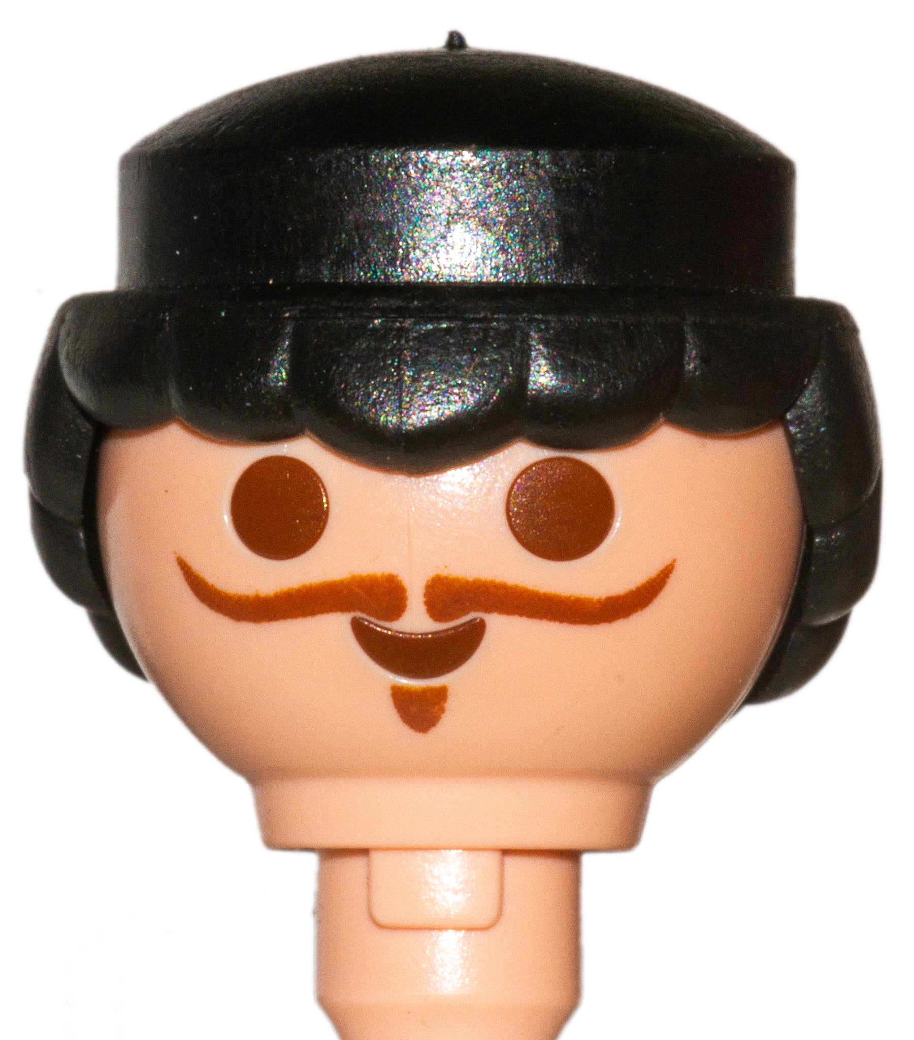 fahrradhelm playmobil frisur Playmobil Male Black Hair Wig Curly 30 04 2800 (Perücke-Mann Locken) (No Face)