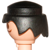 Playmobil Male Black Hair Wig classic updated 30 23 1862 (Perücke-Mann 2010) (No Face)