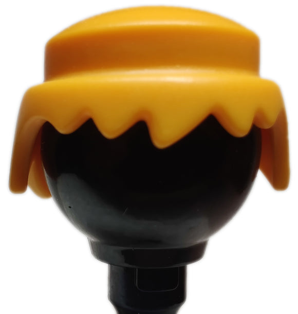 Playmobil Male Yellow Hair Wig classic updated (Perücke-Mann 2010) (No Face)