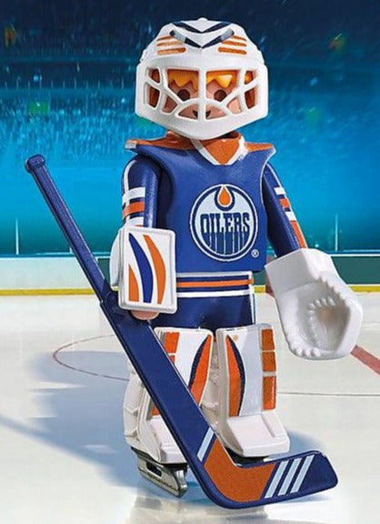 Playmobil 30 00 8563 30008563 NHL Edmonton Oilers Ice Hockey Player Goaler Goalie 9022