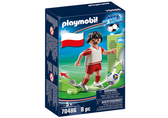 Playmobil 70486 Euro 2020 2021 Player Team Poland Soccer Football Polska