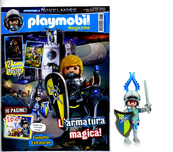 Playmobil Italy Magazine 6/2019 SEALED Novelmore knight blister
