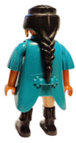 Playmobil 6434 Pirate female earrings green laced shirt long blue coat
