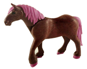 PLAYMOBIL 3RD GENERATION VIOLET HORSE WITH PINK MANE