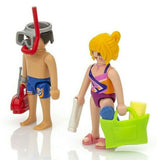 Playmobil 9449 Beachgoers snorkeling bikini Beach Sea Duo Pack