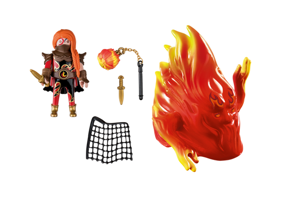 Playmobil 70227 Fire Guardian with Ghost Novelmore