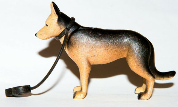 5369 Dog German Shepherd with leash animal zoo 30 66 5952