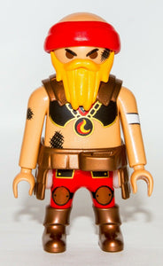 Playmobil 30 00 3084 30003084 Sulphur Dwarf of Burnham Yellow Beard Flamerock Fortress Novelmore Zwerg Nain Enano 70221