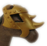 Playmobil horse head gold armour